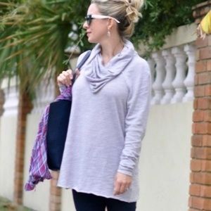 Free People Beach Cocoon Turtleneck Pullover